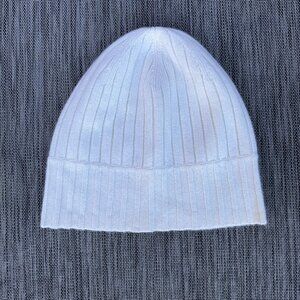 New Elegant Cream Knit Beanie
